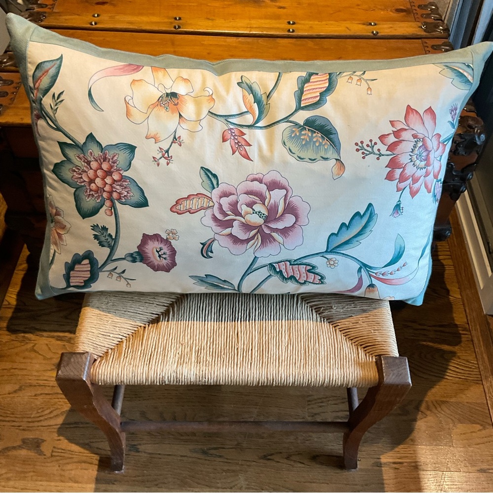 Custom FANCY Accent Pillow  28” X 17.75”